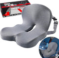 Seat Cushion for Truck Driver Memory Foam - Ergonomic Sciatica Relief