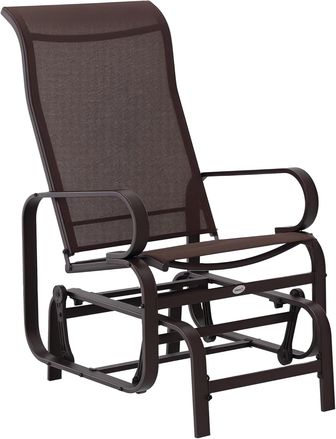 Outsunny Outdoor Glider Chair for Relaxing on Your Patio