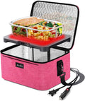 Portable Electric Lunch Box Food Heater - 12V/24V/110V 3-in-1
