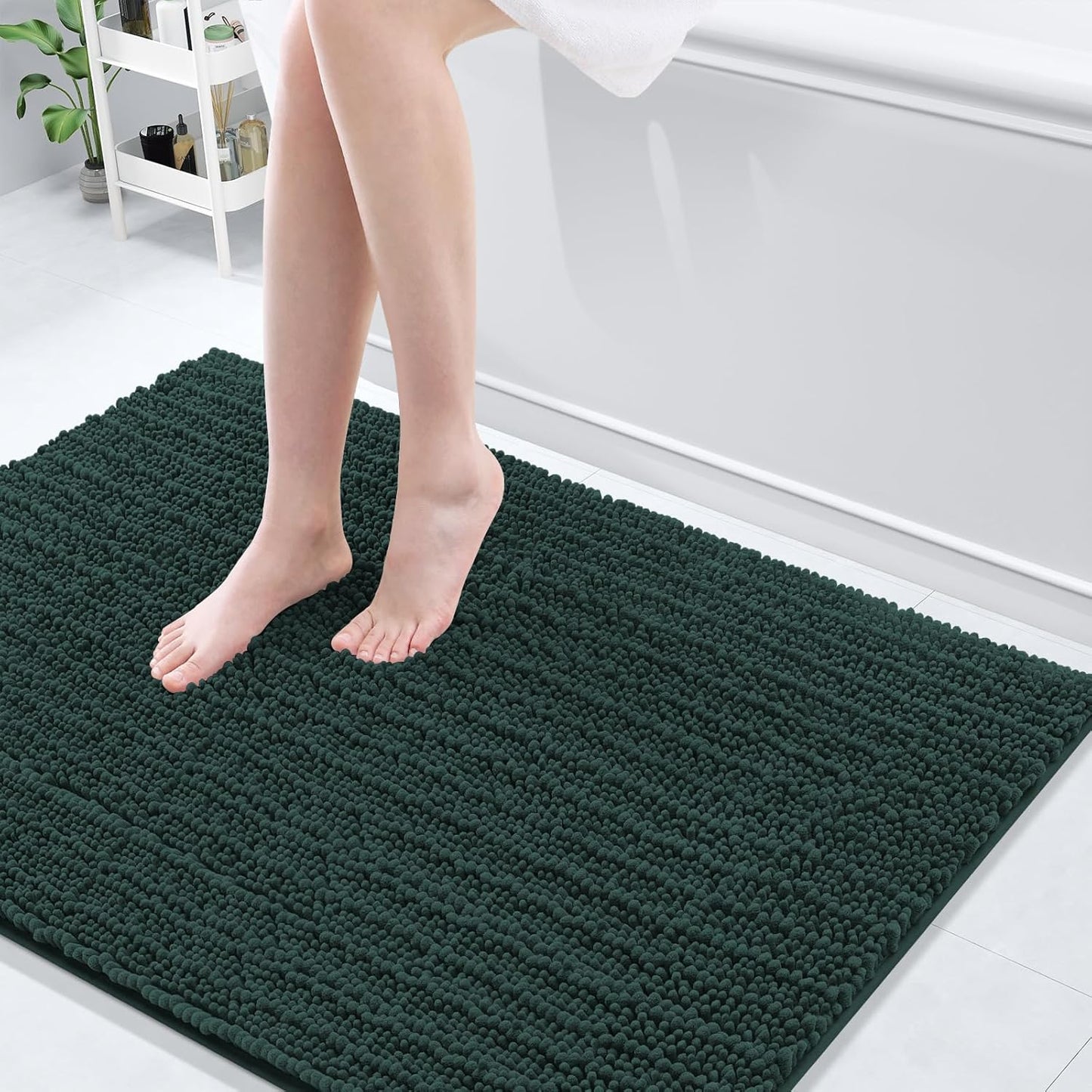Arotive Luxury Chenille Bathroom Rug Mat for Comfort and Style