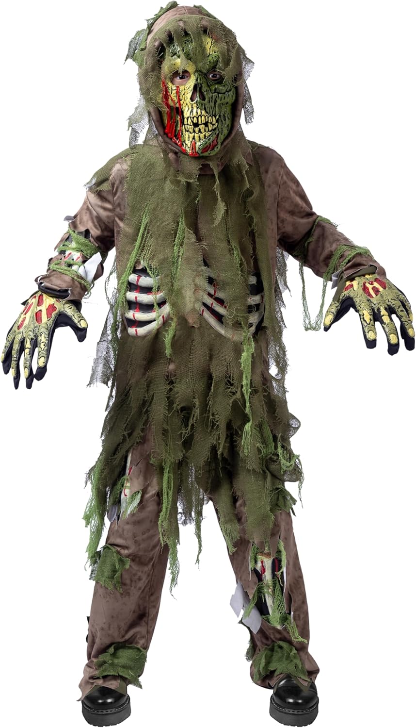 Spooktacular Creations Swamp Deluxe Skeleton Zombie Costume