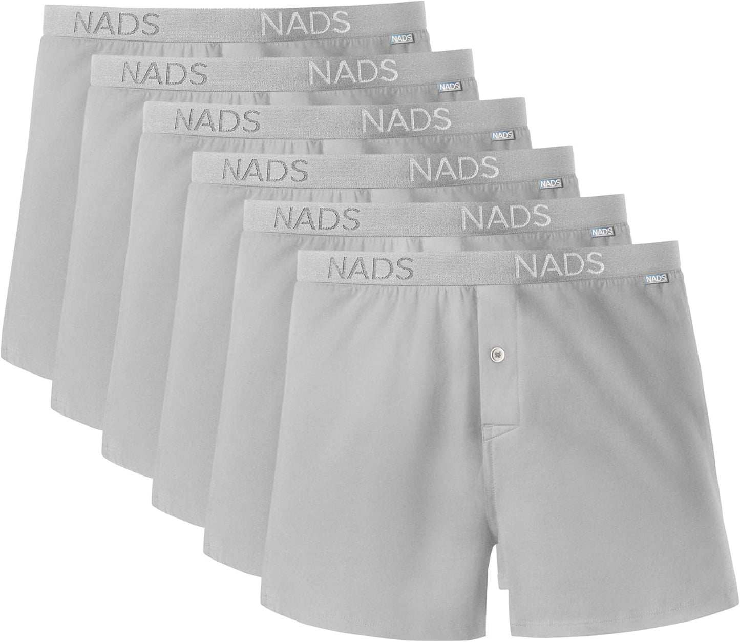 NADS Organic Cotton Boxers for Comfort & Safer Nuts Multi-Pack