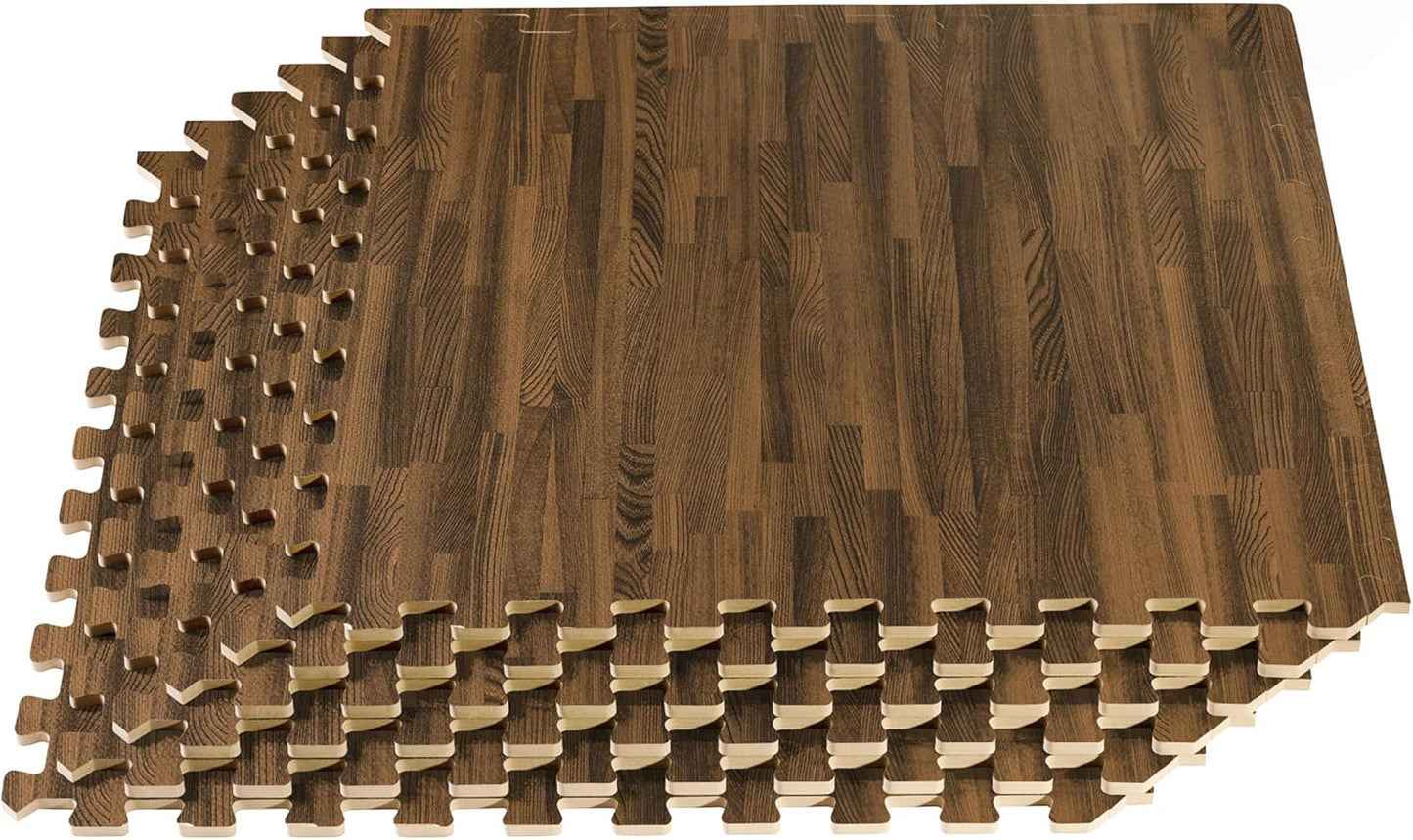 Forest Floor Premium Wood Grain Foam Tiles for Stylish Flooring
