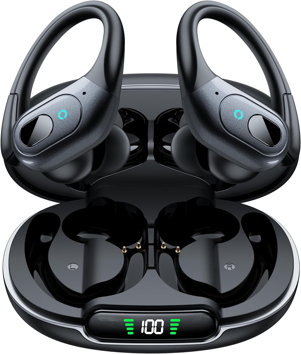 90H Playback Sweatproof Wireless Earbuds - occiam