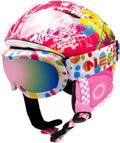 Toddler and Kids Ski Helmet with Goggles - Ultra Lightweight Comfort