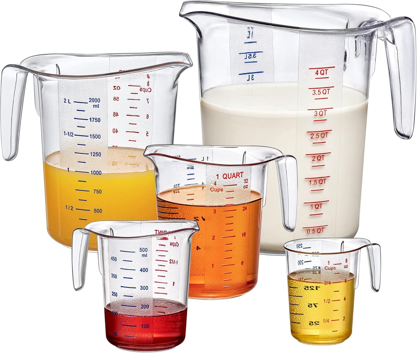 Amazing Abby Measuring Cups Set - Unbreakable & Versatile