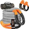 Kinetic Recovery Tow Rope 1-1/8in x 30ft 48000LBS - Heavy Duty Snatch