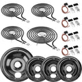 WB31M20 WB31M19 Porcelain Drip Pan & Burner Element Set - Range Repair