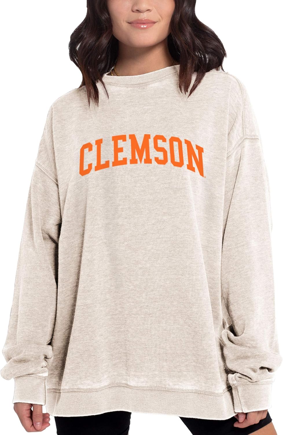 Chicka-D NCAA Womens Burnout Fleece Pullover for Gamers