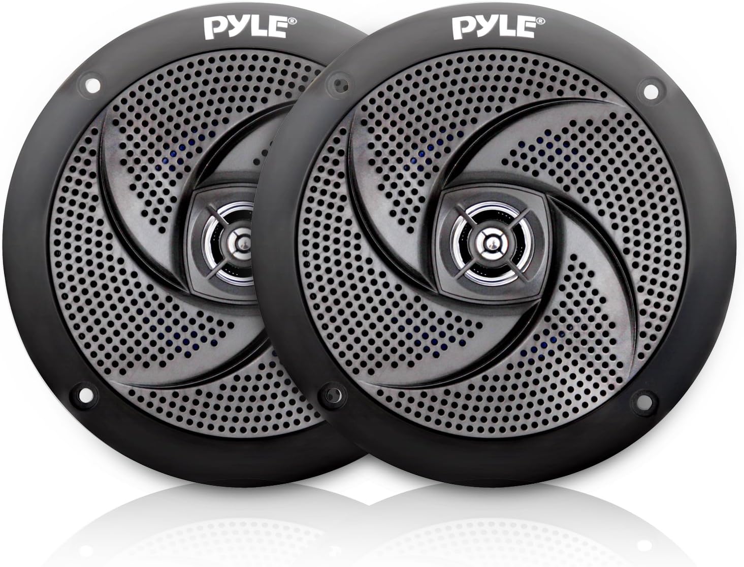 100W Low-Profile Marine Speakers - Weatherproof Sound System