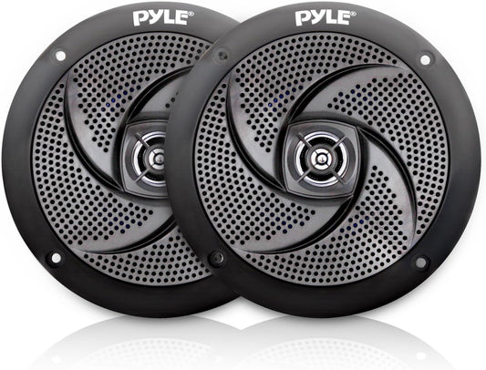 100W Low-Profile Marine Speakers - Weatherproof Sound System