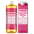 Pure-Castile Magic Liquid Soap Rose - Versatile Organic Cleanser