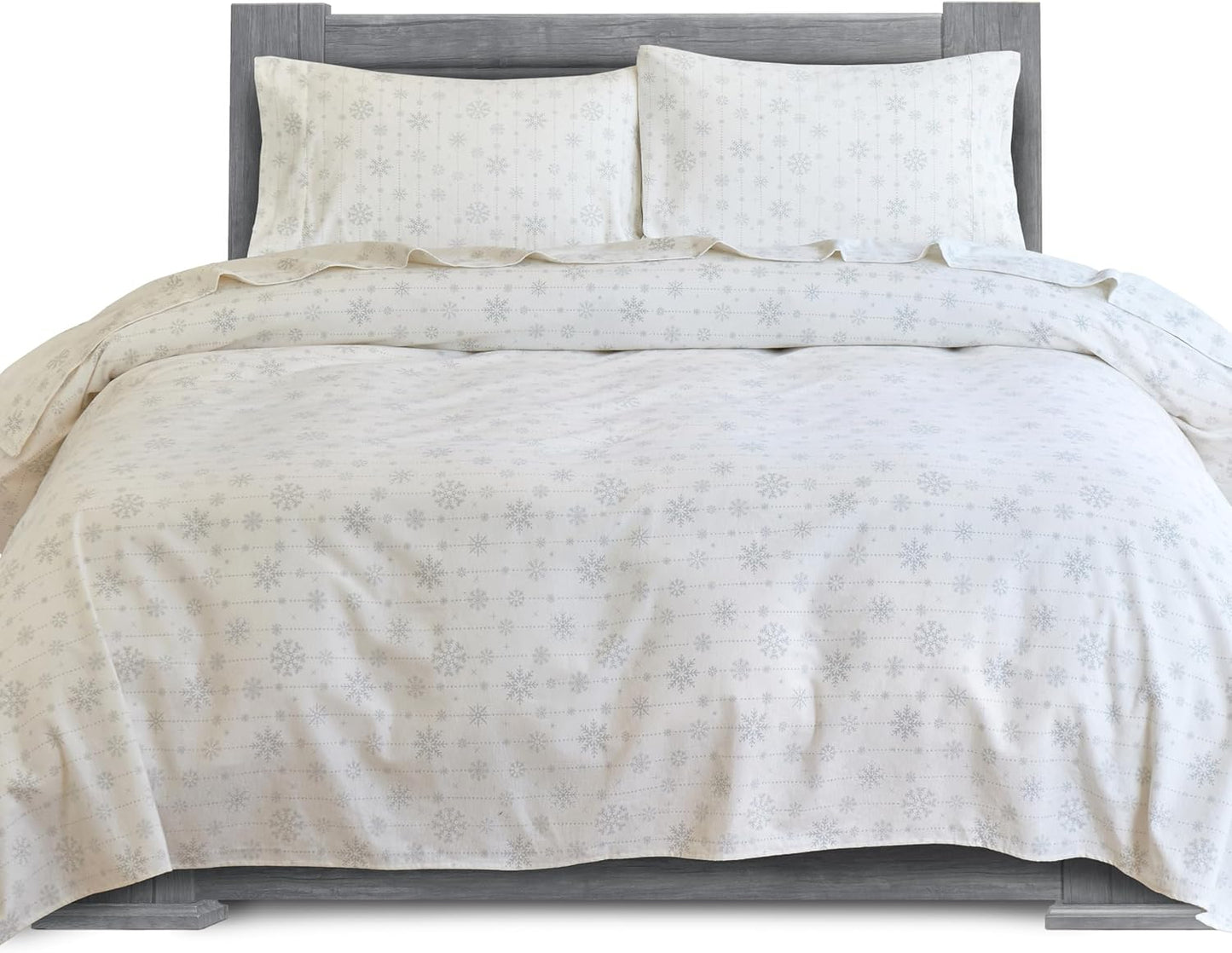 Elegant Comfort Soft Flannel Sheet Set - Cozy Warm 100% Cotton