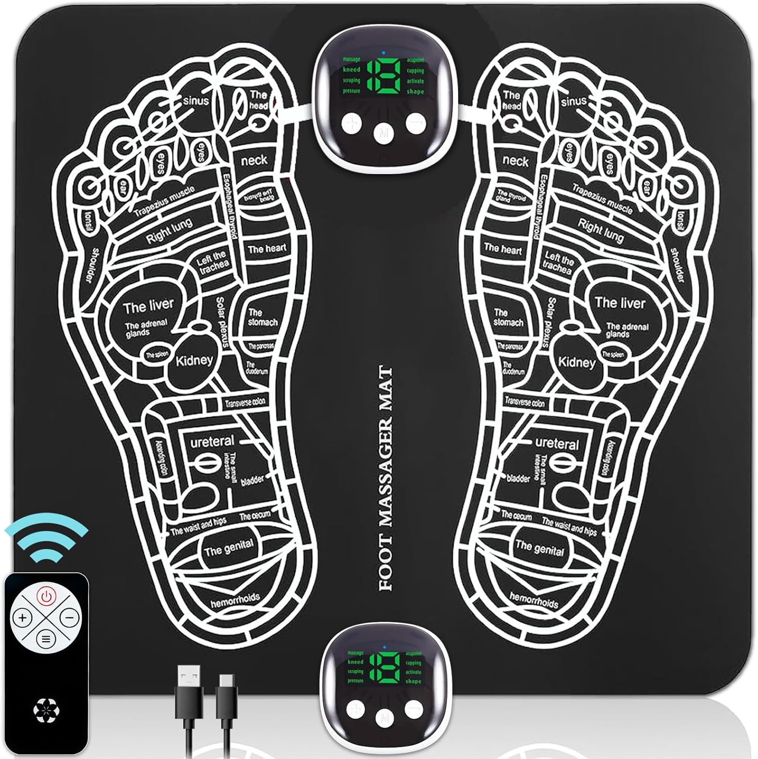 SHIADA EMS Foot Massager Mat for Pain Relief and Relaxation