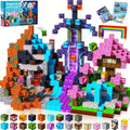 Magnetic Blocks 150 PCS Build Dark Swordsman's Forest Castle