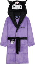 Hello Kitty Fleece Robe for Girls Ages 7-14 - Cozy Hooded Loungewear