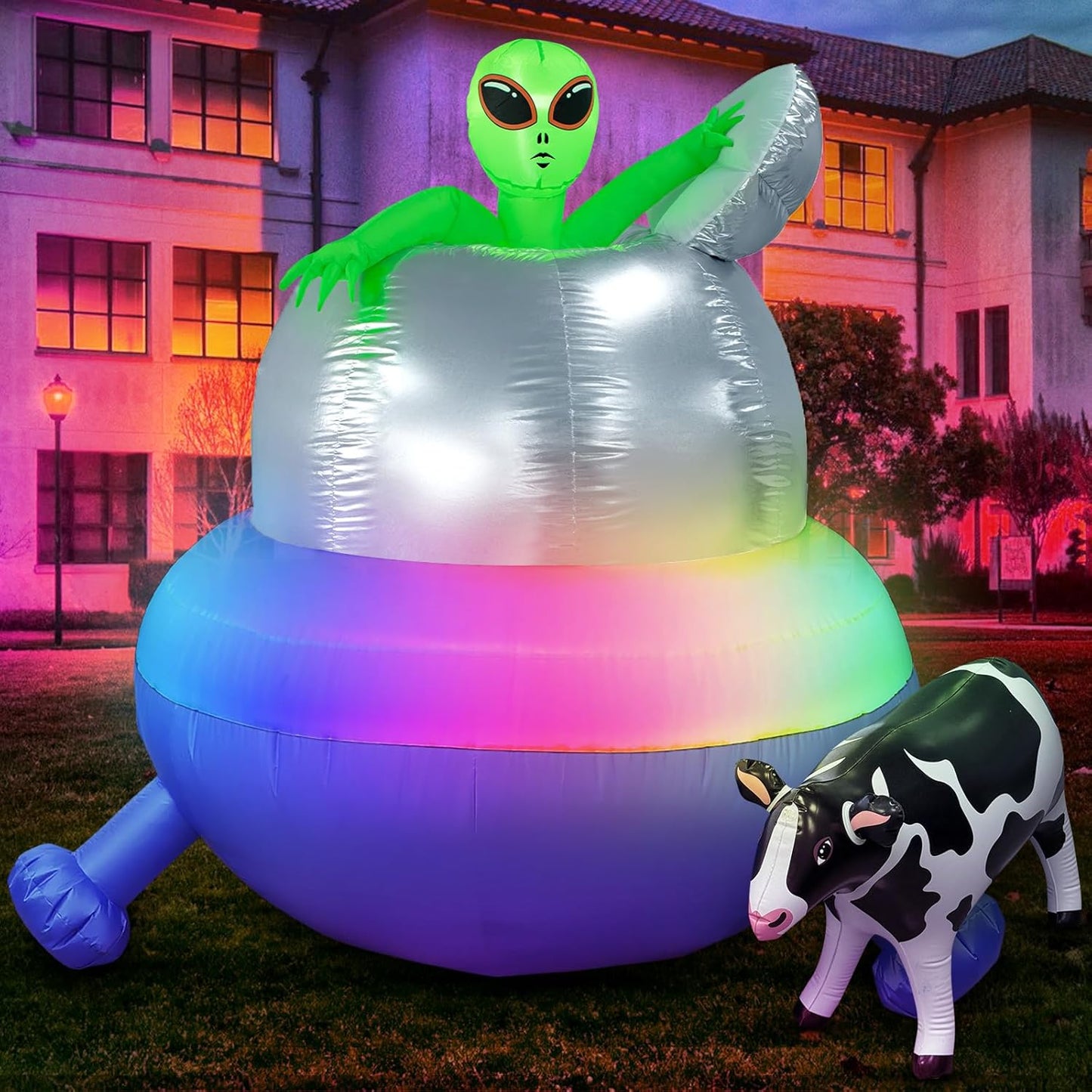 Alien Halloween Decorations Outdoor Inflatable for Parties