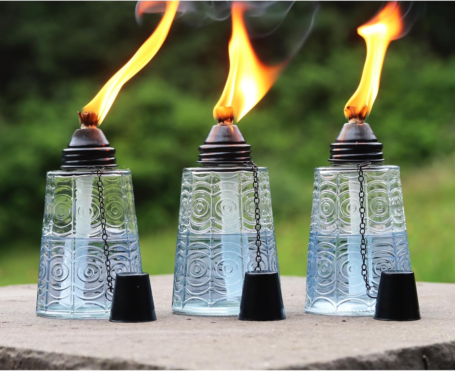 Seraphic Citronella Table Top Torches for Outdoor Elegance