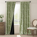 Blackout Floral Curtains for Bedroom 108 Inches Long Set