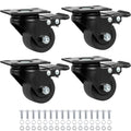 Finnhomy 2 Inch Caster Wheels Set of 4 Heavy Duty Low Profile