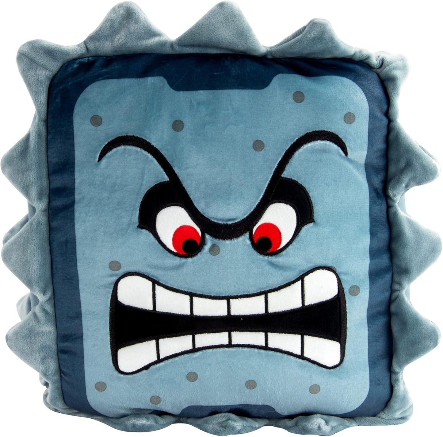 Thwomp Plushie - Super Mario Plush Toy for Gamers and Collectors