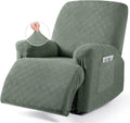 Bean Green Recliner Chair Cover 3-Piece Stretch Slipcover - Perfect