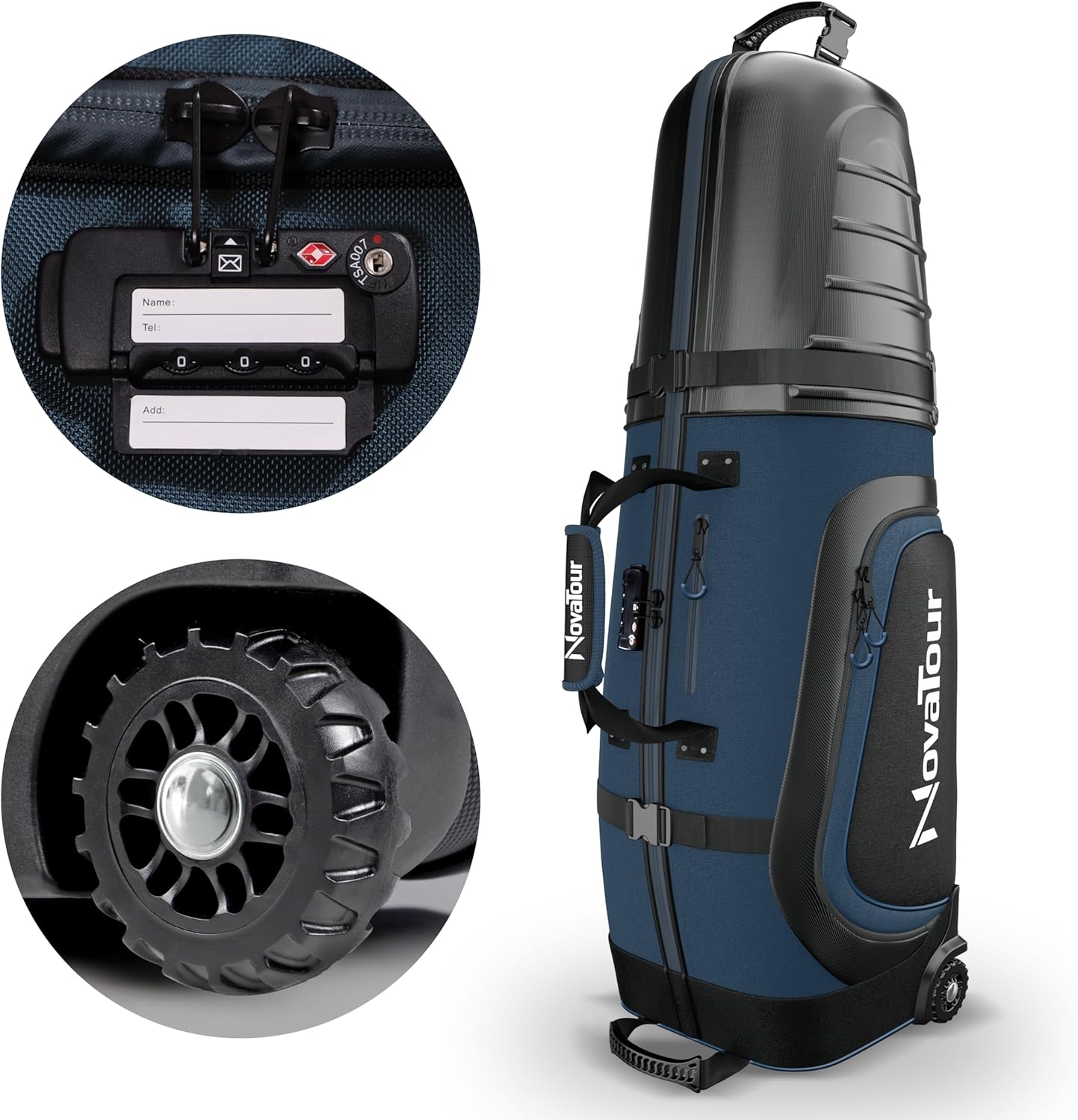 NovaTour Golf Travel Bag: Ultimate Club Protection