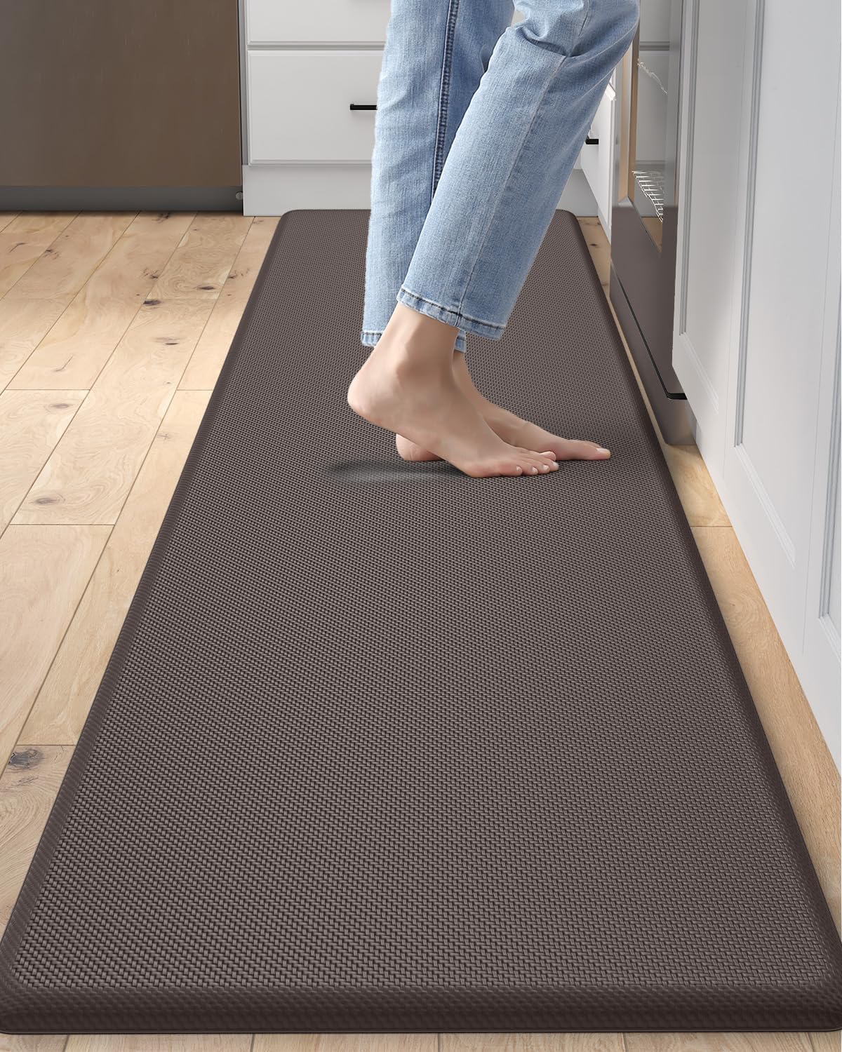 DEXI Kitchen Mat Cushioned Anti Fatigue Waterproof Comfort Rug