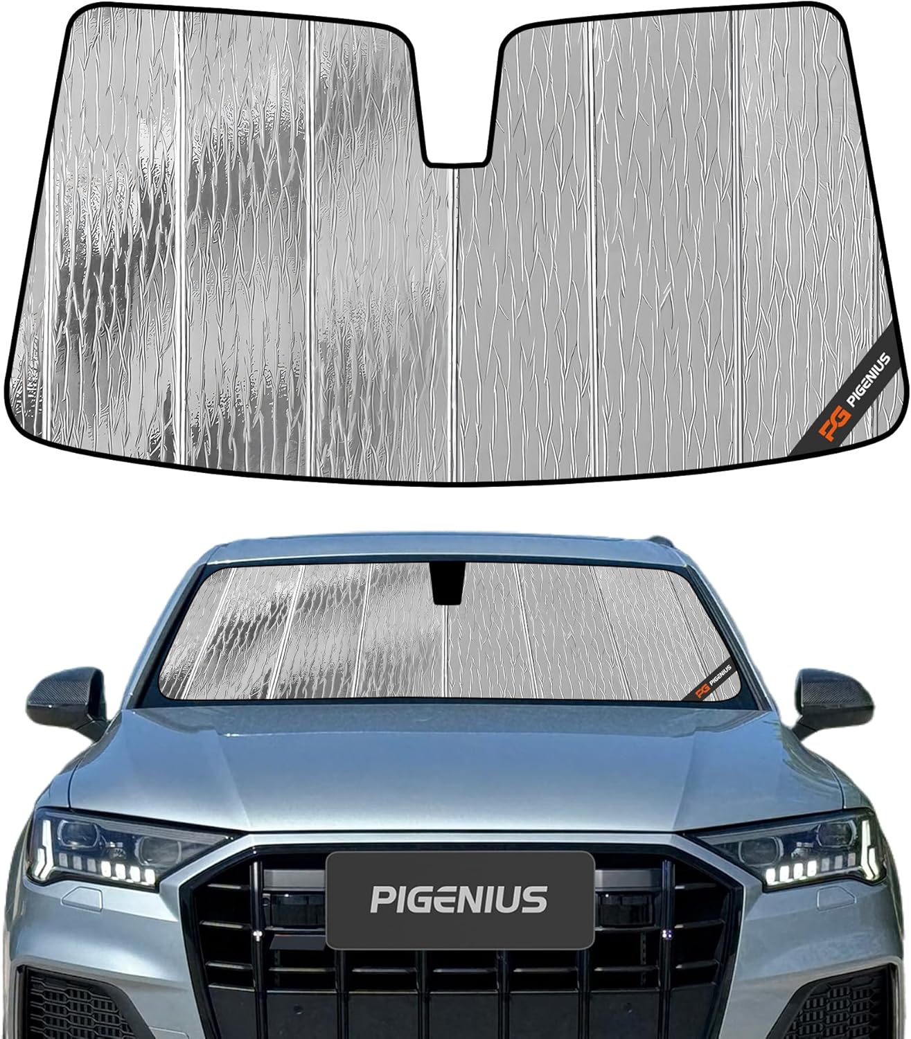 Windshield Sun Shade for Audi Q7/SQ7 2020-2025 - Beat the Heat