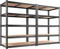 REIBII Heavy Duty 5 Tier Garage Shelving Unit for Storage