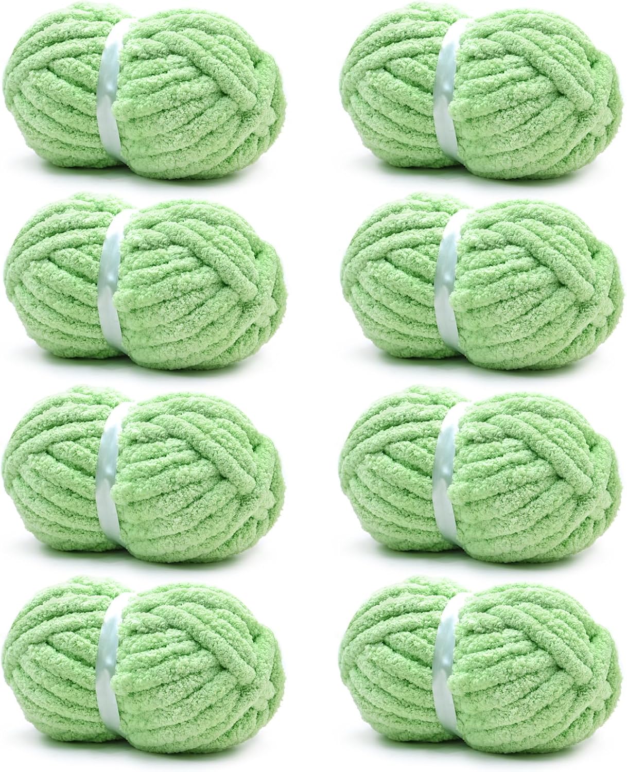 Chunky Chenille Yarn for Hand Knitting and Crochet Projects