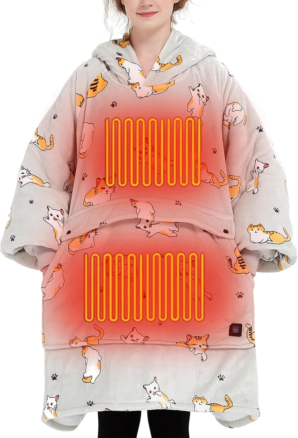KFUBUO Battery Heated Hoodie - Portable Warmth