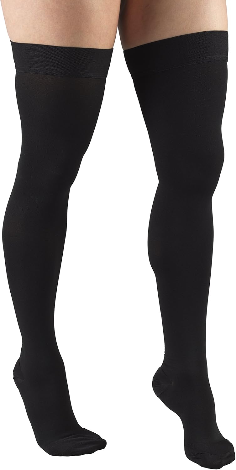 Truform Compression Stockings for Men and Women, Thigh High