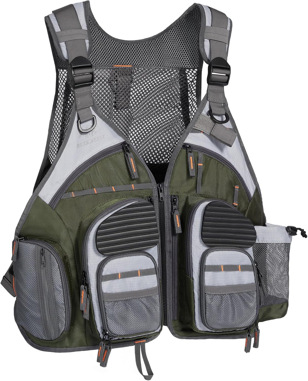 BASSDASH Adjustable Fishing Vest for Men and Women Outdoor Use