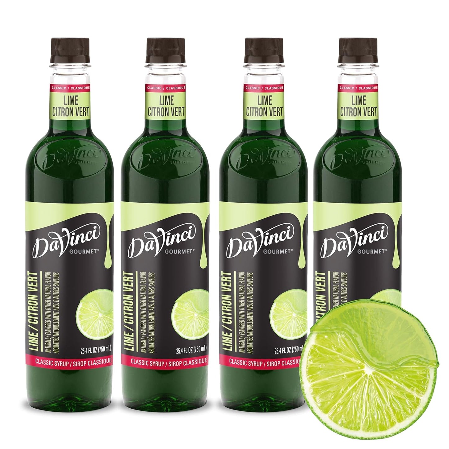 DaVinci Gourmet Classic Lime Syrup for Cocktails and More