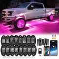 16Pods Segmented RGB LED Rock Lights Kit with APP/RF Remote