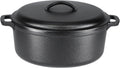 Round Pre-Seasoned Cast Iron Dutch Oven Pot 7-Quart - Heavy Duty