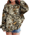 Comfy Camo Toddler Hoodie with Pockets by LBECLEY
