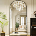 78in x 38in Arched Full Length Mirror - Elegant Free-Standing