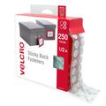 VELCRO Brand Dots with Adhesive 250pk - Small White 1/2in Circles