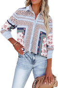 Blouses for Women Aesthetic Button Down Shirts Long Sleeve - Trendy