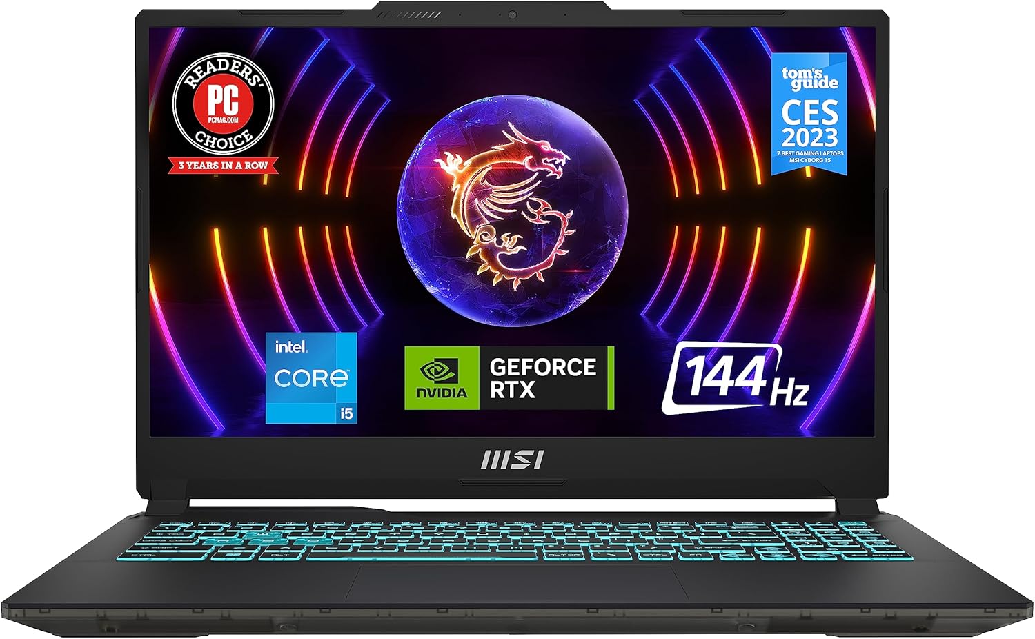 MSI Cyborg 15 Gaming Laptop with Intel Core i5 and RTX 2050