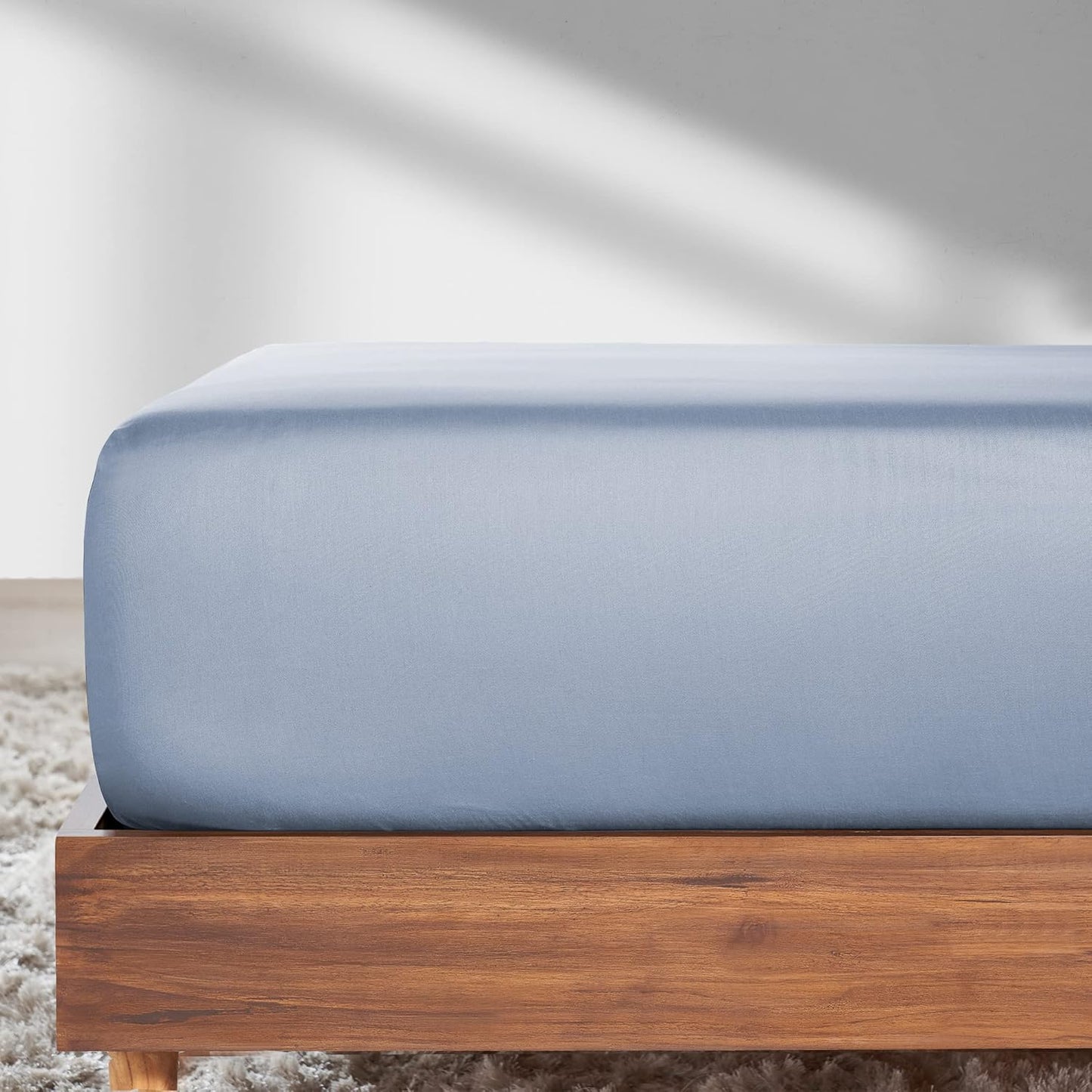 California Design Den Soft Cotton Fitted Sheet for King Beds