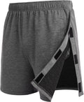 Unisex Tear Away Cotton Snap-On Recovery Shorts - Post Surgery Ease