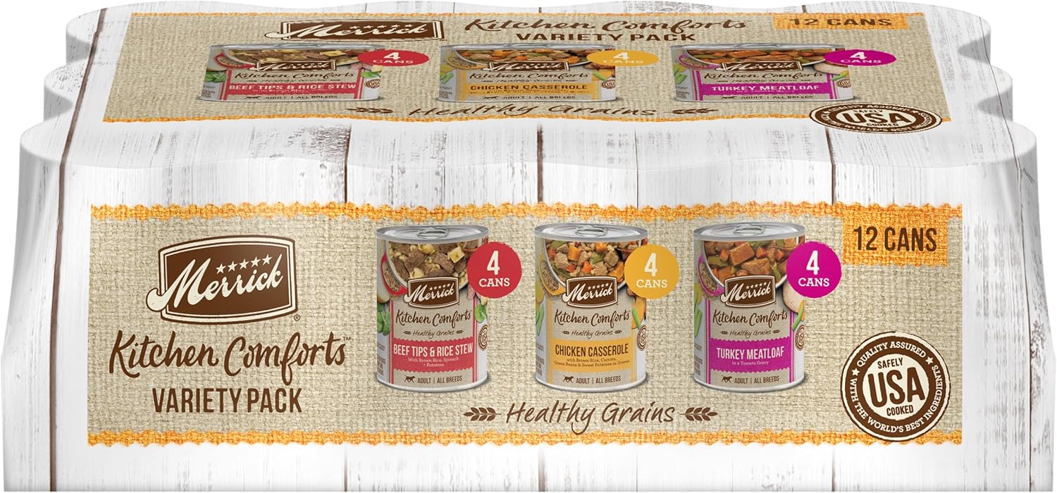 Merrick Kitchen Comforts Wet Dog Food Gravy Variety Pack Review