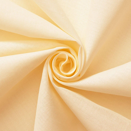 100% Cotton Voile Fabric Solid Pattern 60 in Wide for Sewing