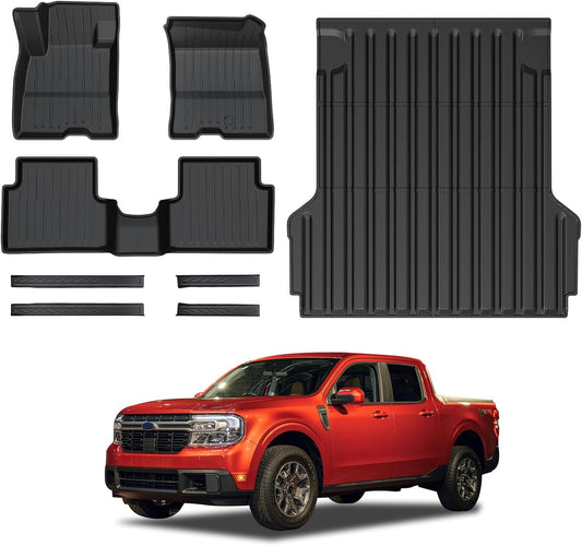 Mabett Truck Bed Mat and Floor Mats for Ford Maverick 2022-2025