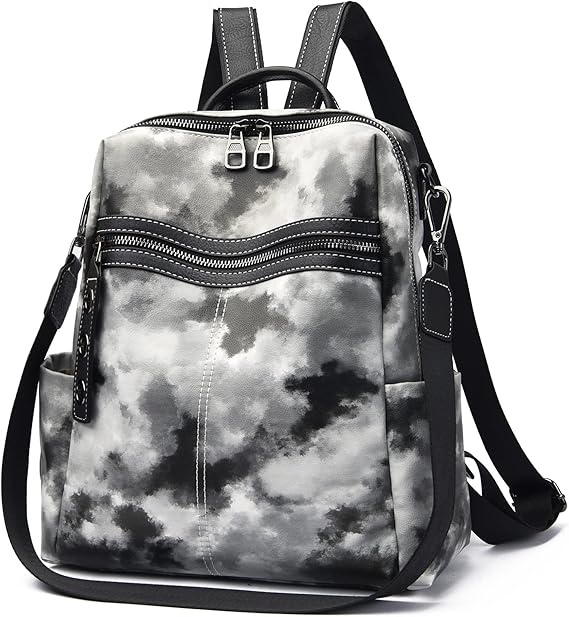 Maxoner Backpack Purse for Women Fashion Genuine Leather Travel Bag