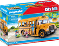 Playmobil School Bus with Accessories and 4 Figures - Imaginative