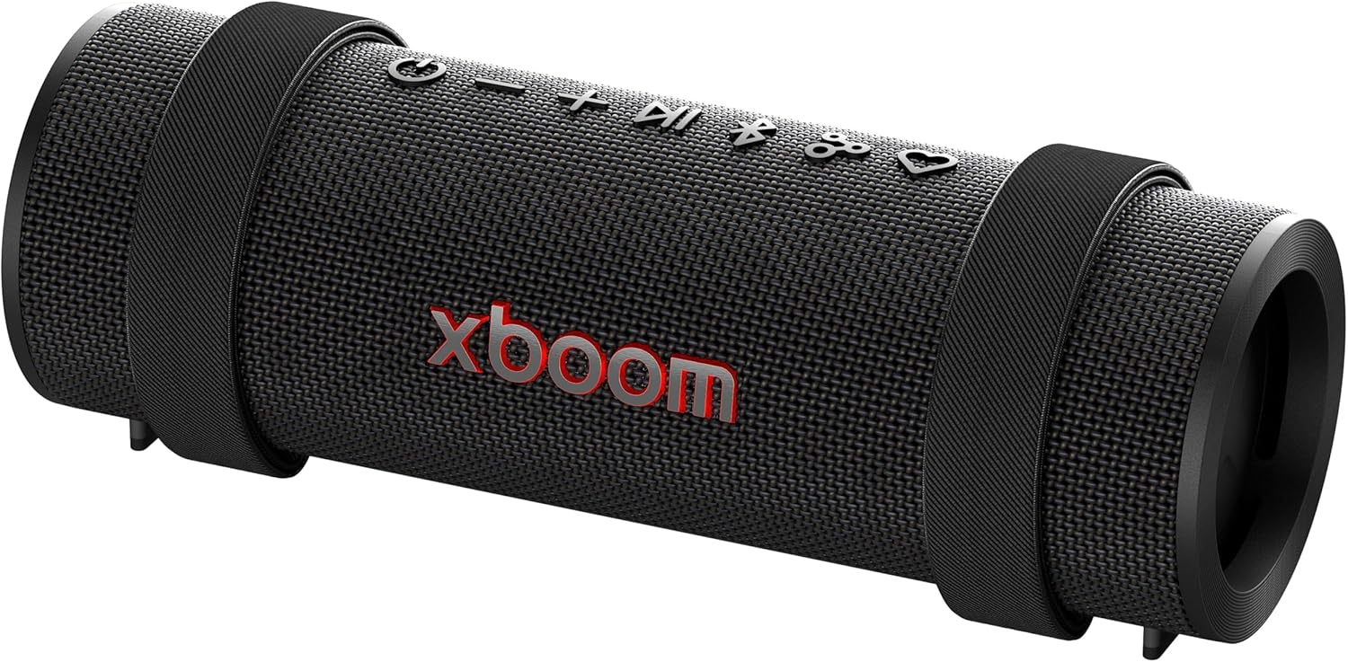 LG xboom Grab Core Portable Outdoor Bluetooth Speaker for Athletes